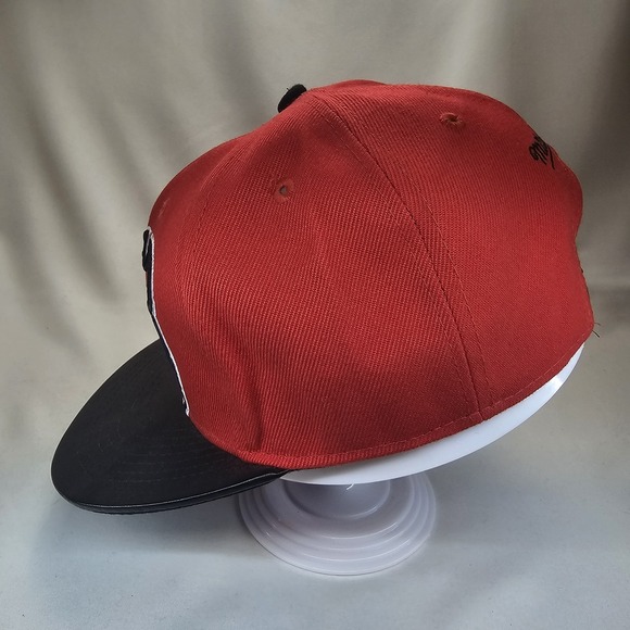 Mitchell & Ness New Jersey Devils Snapback Hat Faux Leather Bill NHL Licensed - Picture 3 of 8